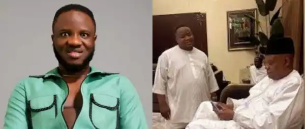 Disgrace to Igbo culture- Deeone Reacts to Cubana Chiefpriest Kneeling for Shettima