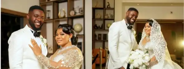 Actress Ruby Ojiakor Sparks Reactions With Bold Gesture at Her Wedding, reveals favourite part of her husband’s body