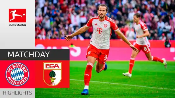Bayern Munich vs Augsburg 3 - 1 (Bundesliga Goals & Highlights)