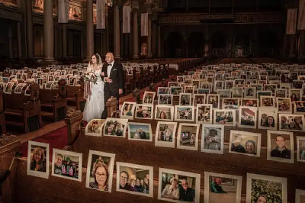 Photos: The Way This Bride Got Married in Church Will Shock You All