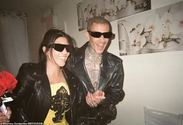 Kourtney Kardashian Shares Behind-the-scenes Photos From Her Las Vegas Wedding To Travis Barker