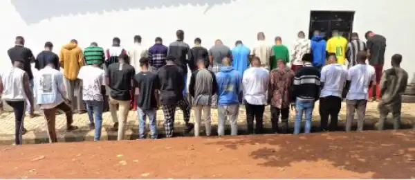 EFCC Arrests 31 Suspected Internet Fraudsters In Enugu (Photo)