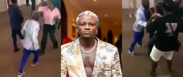 Portable Caught in Violent Brawl at Odumodublvck’s Abuja Concert