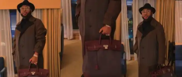 “Silent Billionaire”- Olakunle Churcill Shows Off New Hermes Accessories, Sparks Reactions Online