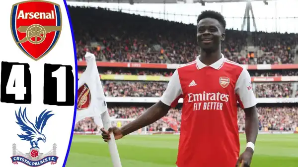 Arsenal vs Crystal Palace 4 - 1 (Premier League 2023 Goals & Highlights)