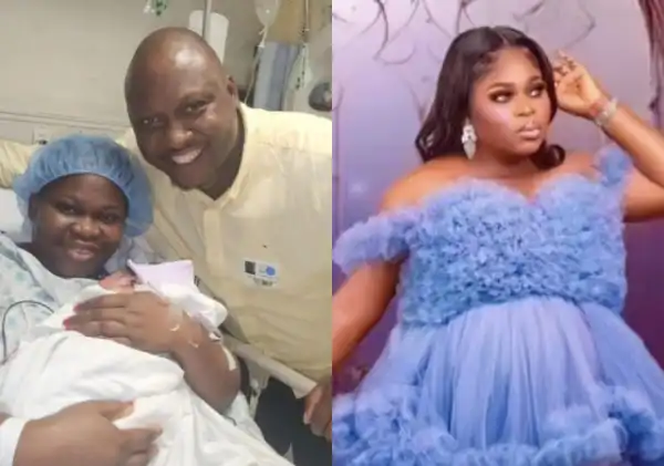 After Many Years of Waiting Actress, Tawa Ajisefinni And Husband Finally Welcome Their First Child