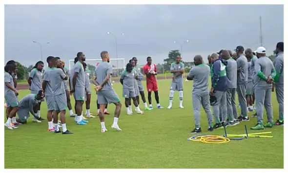 AFCON 2025 qualifier: Super Eagles’ Uyo camp bubbles with 20 players