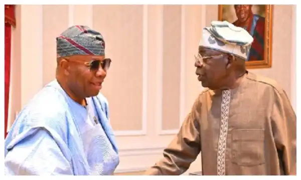 Tinubu meets Dangote, Rabiu, Akpabio, Mutfwang in Lagos