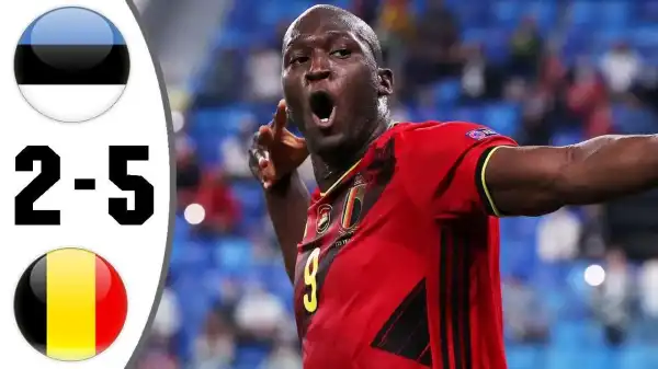 Estonia vs Belgium 2 - 5 (2022 World Cup Qualifiers Goals & Highlights)