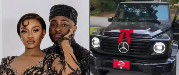 Davido Surprises Chioma With 2025 Mercedes-Benz G580 Worth Over $200k