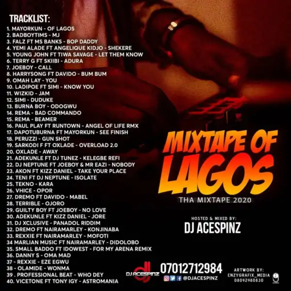 Dj Ace Spinz – Mixtape Of Lagos