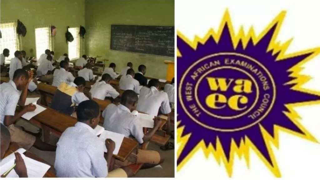Students take WAEC exam at night in Taraba