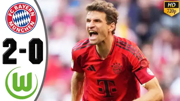 Bayern Munich vs Wolfsburg 2 - 0 (Bundesliga 2024 Goals & Highlights)
