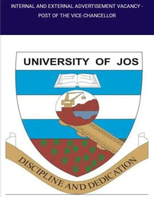 UNIJOS announces vacancy for the position of Vice Chancellor