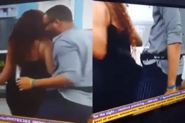 #BBNaija: Watch Nengi Give Ozo A Hot Grind In The Presence Of Dorathy (Video)
