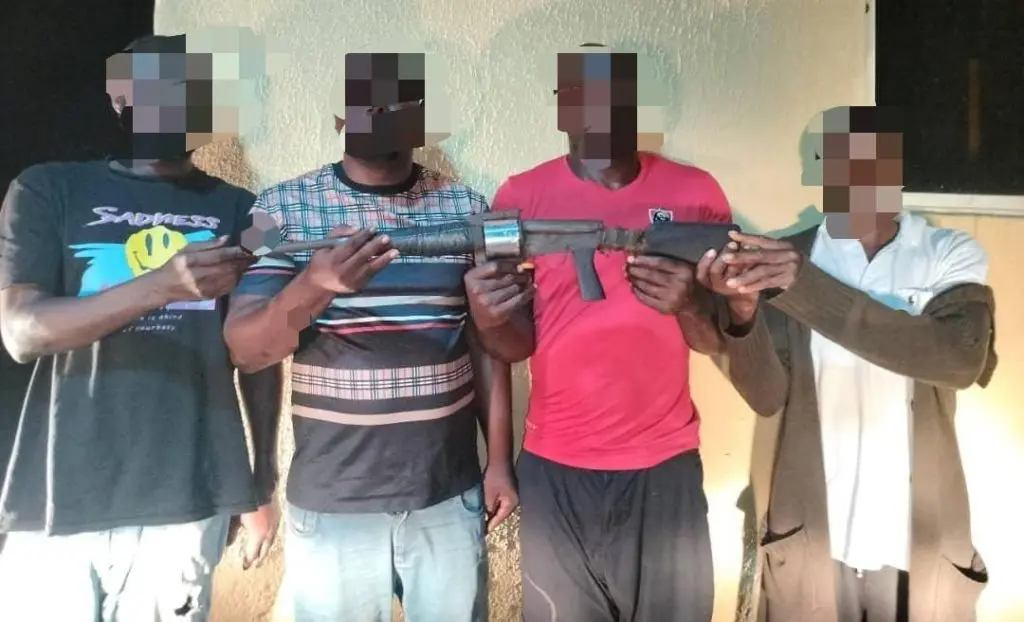 Police nab three over gunrunning in Delta