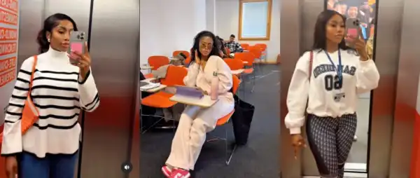 BBNaija Star Mercy Eke Turns Heads With Stylish Looks In Uk Master’s Class