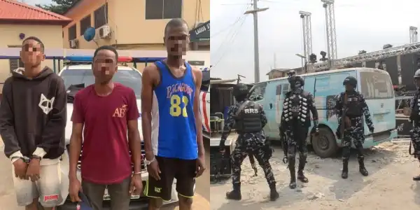 Photo Of Three Arrested For Disturbance Of Public Peace In Lagos