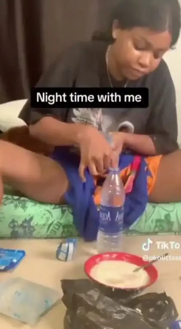 Davido Gifts N2M To Lady Drinking Garri With Apple And Biscuits In Viral Video