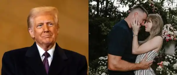 “I Wish Him A Lot Of Luck”- Trump Reacts To Taylor Swift And Travis Kelce’s Engagement