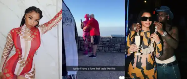 Chloe Bailey’s Cryptic Post Sparks Rumors About Split with Burna Boy