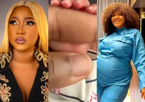 God Do Answer Prayers - Judy Austin Congratulates Uche Ogbodo Following Birth of Her Son