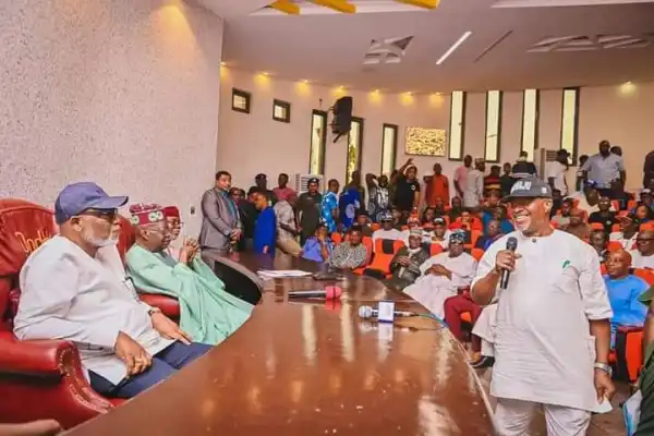 Tinubu In Akure, Ondo State.