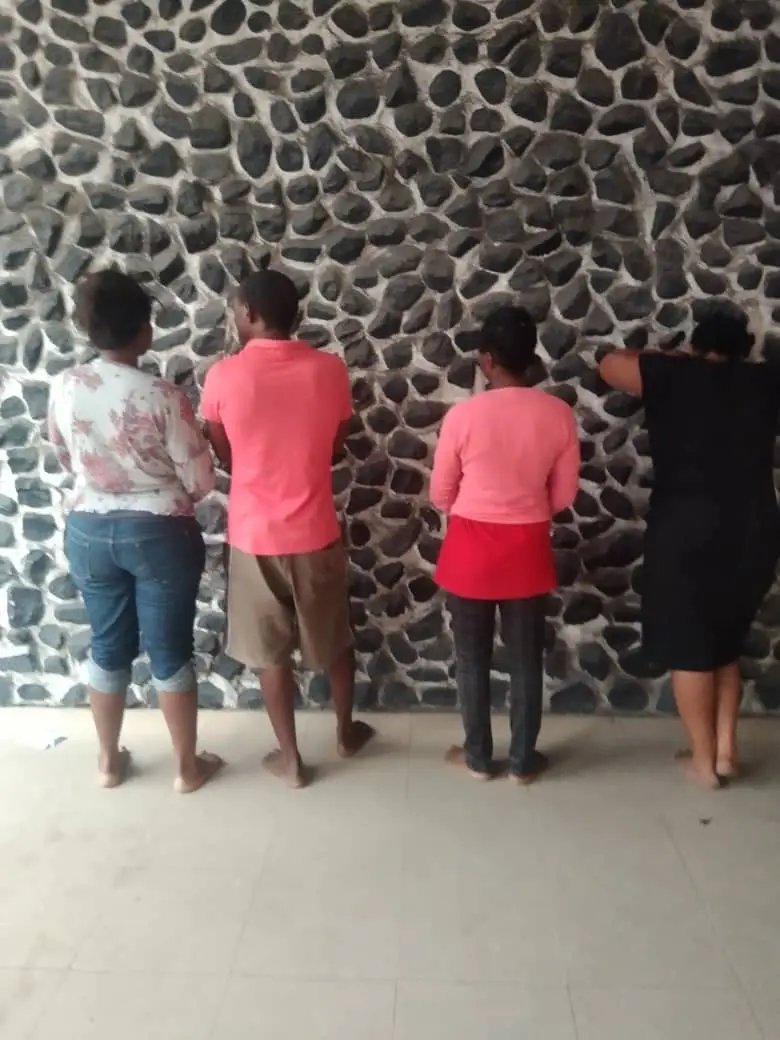 Police arrest four suspected child traffickers