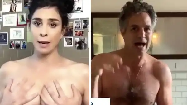 Celebrities get naked to encourage Americans to vote (video)