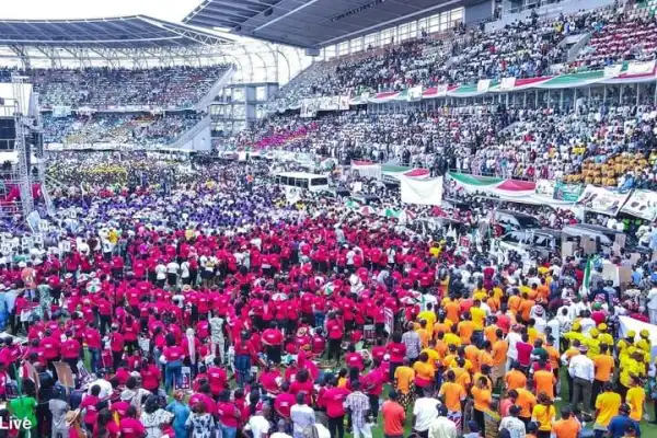 2023: Wike, four other PDP governors missing at Atiku’s Campaign flag off in Akwa Ibom