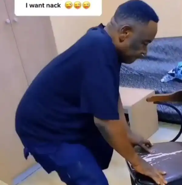 I Wan Knack - Mr Ibu Cries While Dancing From His Hospital Ward (Video)