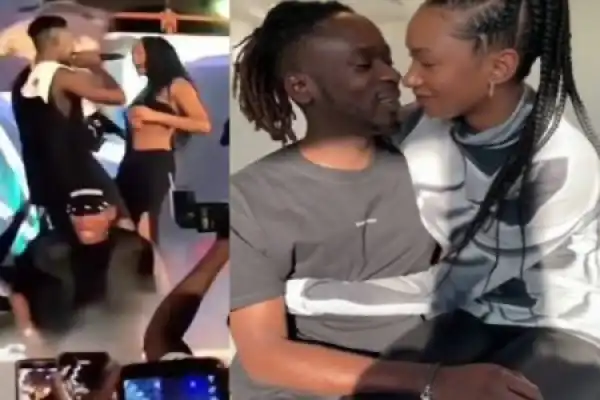 Fans React As Temi Otedola Whines For Mr. Eazi on Stage