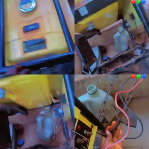 Lady Wakes Up To See Her Chained Generator Parts Harvested By Thieves (Video)