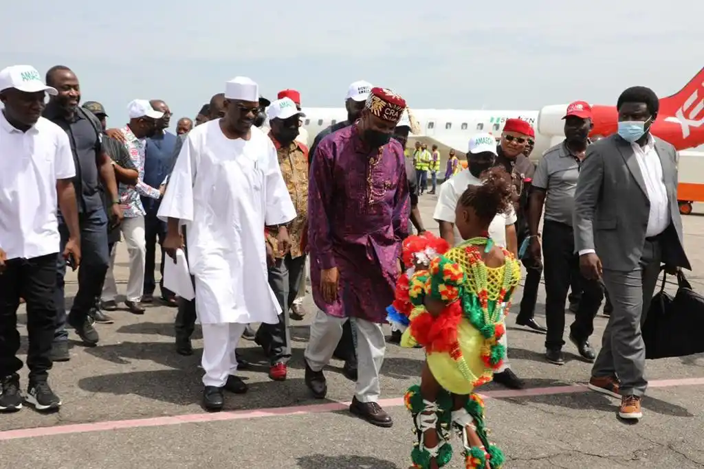 Amaechi In Calabar For Consultations Ahead Of APC Presidential Primaries