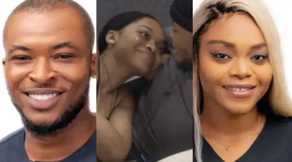 #BBNaija: The Moment Eric Got Massive Boner While Cuddling Lilo