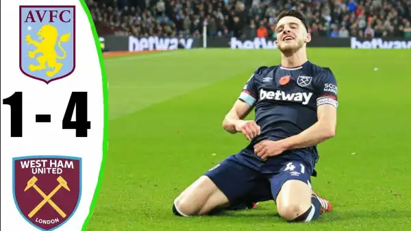 Aston Villa vs West Ham 1 - 4 (Premier League 2021 Goals & Highlights)