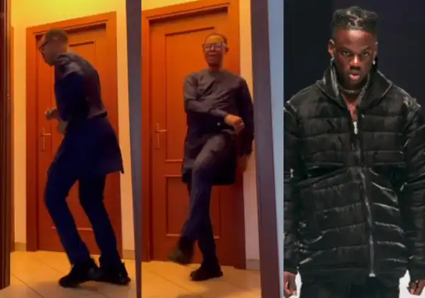 “Daddy wey get steeze” – Reaction as man vibes sweetly to Rema hit song ‘Ozeba’