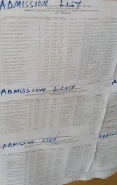 MOUAU CEC admission list, 2023/2024