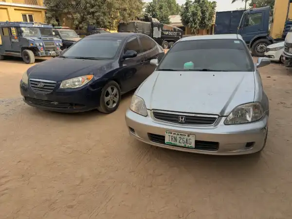 Kano police nab four suspects over alleged vehicle theft, recover stolen cars