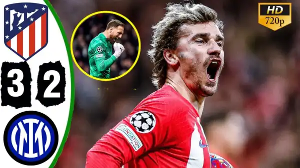 Atletico Madrid vs Inter Milan 2 - 1 (Champions League 2024 Goals & Highlights)