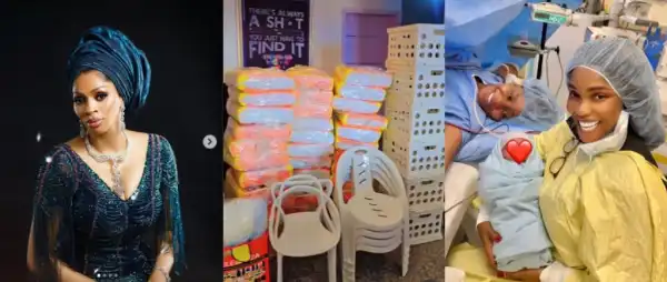 Shade Okoya Sends Gifts To Toke Makinwa And Priscilla Ojo’s Newborns, Iyabo Ojo Praises Her Generosity