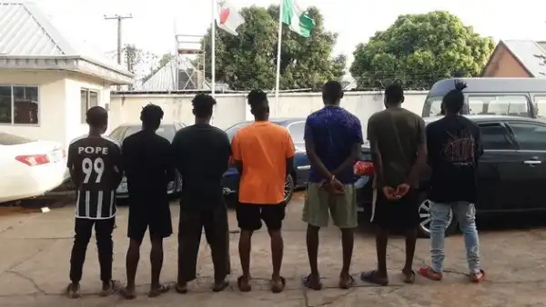Seven Suspected Internet Fraudsters Arrested In Benue (Photo)