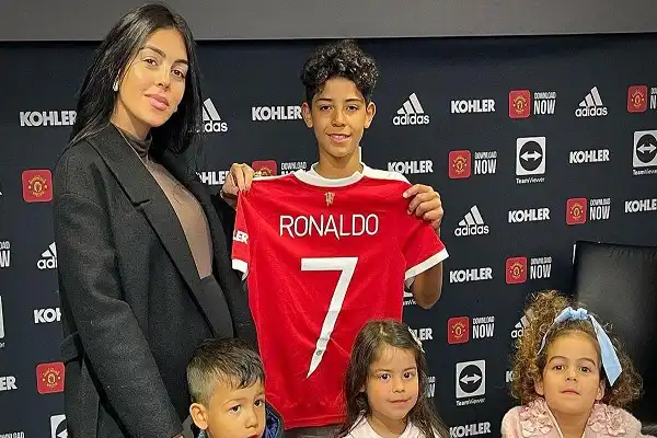 Cristiano Ronaldo Son Signs For Man United (Photo)