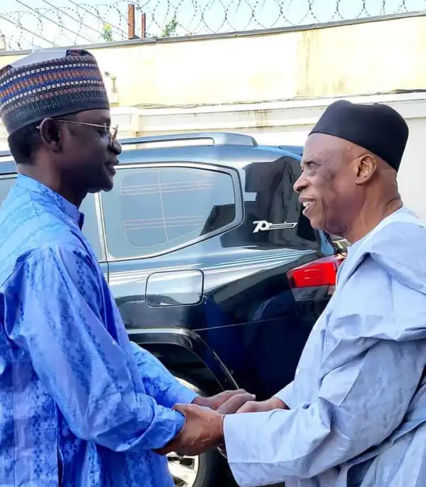 2023: APC National Chairman, Adamu, Gov Buni meet in Abuja