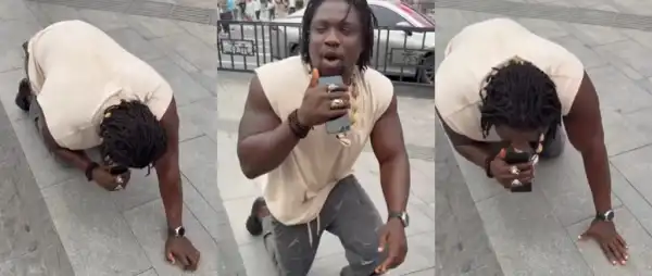 “I Have Successfully Exported Prayers To China” – VDM Says As He Shares Videos of Him Praying In China
