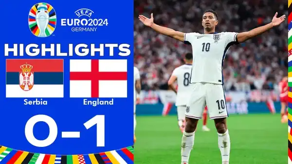 Serbia vs England 0 - 1 (EURO 2024 Goals & Highlights)