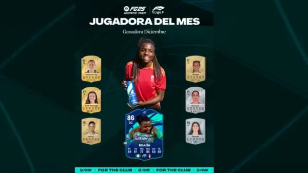 Super Falcons prospect Imade crowned Liga F POTM for December
