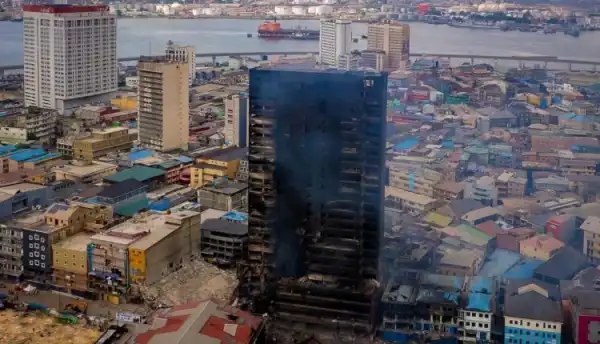 Lagos govt sets up committee to demolish fire-ravaged GNI building