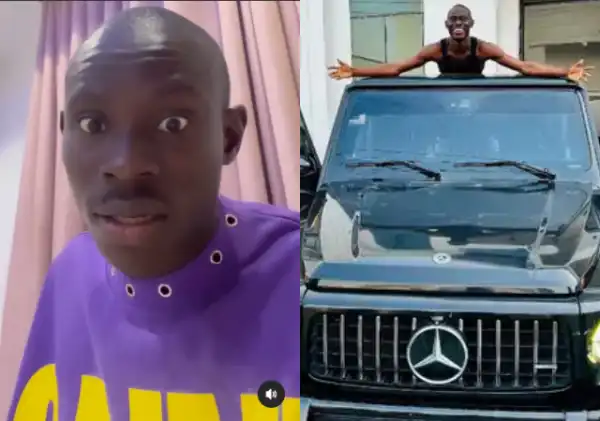 “My G-Wagon is worth over 500M”- Geh Geh Vents As Fans Fail To Celebrate Him