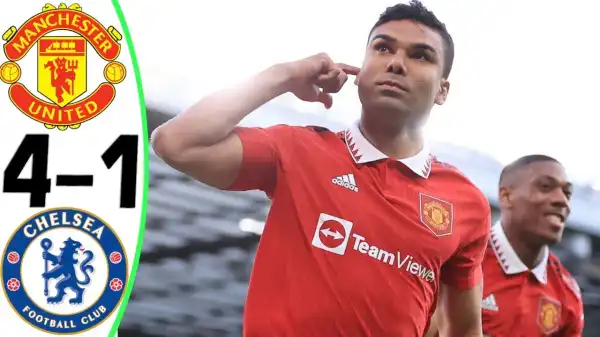 Manchester United vs Chelsea 4 - 1 (Premier League 2023 Goals & Highlights)